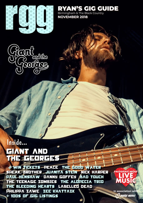 Ryan's Gig Guide Cover - November 2018